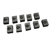wenwendianzi Piezas de impresora 3D, 3/5/10 Uds. 3 S1/S1 Pro, bloque calefactor, tablero de cubierta de silicona, extrusión de calcetines populares(10 PCS)