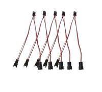 wenwendianzi Piezas de impresora 3D, ventilador de refrigeración Hotend, Cable de conexión paralela, Terminal XH2.54 de 2 pines, Conector hembra a macho, 3/5/10 Uds.(5pcs)