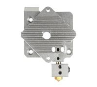 wenwendianzi Piezas de impresora, bloque de refrigeración de aluminio V6 Titan, extrusora de corto alcance Hotend, radiador de 1,75mm, 1 ud.(Silver Aero Hotend)