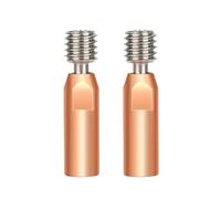 wenwendianzi Placa de aislamiento bimetálica Ender 3 CR10 de 2 piezas con garganta de cobre de aleación de titanio lisa de 1,75 mm(2 PCS 2mm)