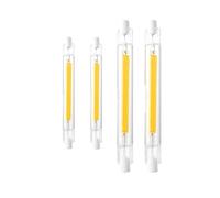 wenwendianzi R7S LED COB Bombilla J78 J118 Luz de Tubo de Vidrio Regulable 78 mm 118 mm Igual a 60 W 120 W Lámparas halógenas CA 110 V 220 V 230 V(Warm White,220V-240V_12W 118MM)
