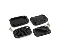 wenwendianzi Tapa de la Bomba del Cilindro Maestro de Freno Izquierdo y Derecho de Motocicleta Compatible con Glide Touring FLHT FLHR FLHX FLTR V-Rod 2014-2016(D)