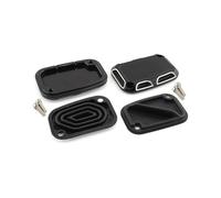wenwendianzi Tapa de la Bomba del Cilindro Maestro de Freno Izquierdo y Derecho de Motocicleta Compatible con Glide Touring FLHT FLHR FLHX FLTR V-Rod 2014-2016(B)