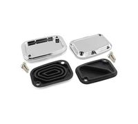 wenwendianzi Tapa de la Bomba del Cilindro Maestro de Freno Izquierdo y Derecho de Motocicleta Compatible con Glide Touring FLHT FLHR FLHX FLTR V-Rod 2014-2016(C)