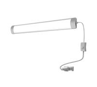 wenwendianzi Tira de luz de Tubo LED de 220 V con Cable(30cm10w-White Light,2pcs)
