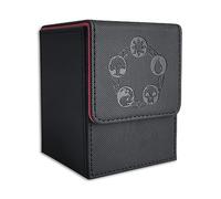 Wenxiaw Deck Box Compatible con Cartas MTG, Estuche para TCG, Magnetic Flip Box, Caja Cartas Se Adapta an Hasta 110 TCG Tarjeta