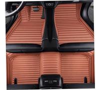 WENYANDP Alfombrillas de Coche para Lexus IS 2002-2005(LHD), Rayas Cobertura Completa Cuero Impermeables ProteccióN Moquetas Accesorios Interior,C/Brown
