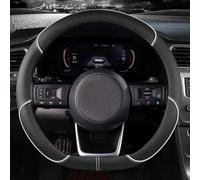 WENYANDP Funda Volante Cuero para Ford Kuga 3 III St Line 2020-2024 2025, Antideslizante de Volante Transpirable 37-38 cm Diámetro Exterior, Accesorios Coches Interior Decoracion,D-B