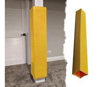 WENYAZIGUO Acolchado para Postes de garajes subterráneos, El Relleno Cuadrado de la Espuma de Poste Envuelve Pulgadas multicoloras de 2x2 a 12x12(Yellow,10.5"x10.5" (27x27cm))