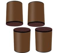 WENYAZIGUO Patas de Madera Maciza para Muebles, Patas Autoadhesivas for Muebles, Soporte de Carga 2000KG, Varios tamaños Multicolores, Paquete 4(Brown,60x102cm)