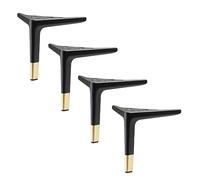 WENYAZIGUO Patas de Metal para Muebles, Paquete de Patas Triangulares for Muebles, 4 Patas de Metal de Repuesto for Bricolaje, Varios tamaños(10cm/3.9in)