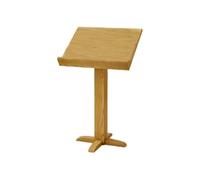 WENYAZIGUO soporte para libros de pie, Atril de música con podio de suelo 2 en 1 de madera maciza, multicolor(Color1)