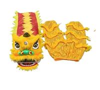 WENYAZIGUO Traje de la danza del león, Lion Dance Head Costume Set Multicolor 6 Inch Performance Props(B)