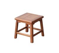 WENYAZIGUO un pequeño Taburete de Madera, Taburete bajo de Madera, Estilo Chino, Cuadrado, for Sala Estar, sofá, Mesa Centro, Banco, Zapatero Entrada