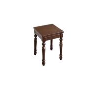 WENYAZIGUO un pequeño Taburete de Madera, Taburete bajo de Madera Maciza, Mesa Centro Cuadrada for Comedor o Sala Estar, Banco pequeño