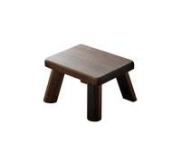 WENYAZIGUO un pequeño Taburete de Madera, Taburete bajo de Madera, pequeño y Cuadrado, Ideal for el hogar, Dormitorio, balcón, la Sala Estar o como Mesa Centro