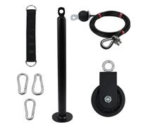 WENYOG Barra Polea Barra de Cuerda for Ejercicio, Accesorios for el Pecho con Pasador Carga polea, Correa for Colgar, Accesorio for Tirar hacia Abajo, Sistema elevación for Fitness