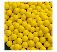 WENYOG Bolas Golf Pelotas de Golf Espuma PU, Esponja Colores, elástica, for Entrenamiento práctica Interior y Exterior, 20 Uds(Yellow)