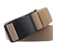 WENYOG Cinturon de trabajo Invisible Casual Web Belt Quick Release Flat Plastic Buckle
