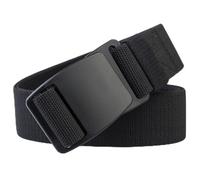 WENYOG Cinturon de trabajo Invisible Casual Web Belt Quick Release Flat Plastic Buckle