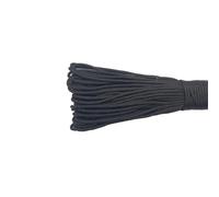 WENYOG Paracord Cuerda de paracaídas 100M diámetro y 2mm con un Soporte, Cuerda Supervivencia, Escalada for Acampar, fabricación Joyas for Senderismo(Black,100FT)