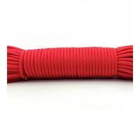 WENYOG Paracord Cuerda de paracaídas sólida 328 pies y 3mm, Cuerda for Escalar, Equipo Supervivencia for Acampar, Paracord(Red,49ft(15m))