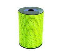 WENYOG Paracord Paracord Reflectante Rop 7 hebras 4mm 550 Cuerda de paracaídas Tienda campaña cordón Pulsera DIY Tejida(Fang Green,50M)