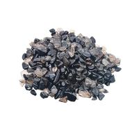 WENYOG Piedras Acuario 150g 100g decoración de Acuario Piedra pecera Fondo Colorido Cristal Roca Grava hogar jardín decoración Accesorios 7-9mm(Black1,100g)
