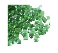 WENYOG Piedras Acuario Arena de Cristal de 250g, Fondo de Tanque de Peces, Arena Decorativa for paisajismo, Piedra for Acuario, Arena acuática, Decoraciones de Arena de Tortuga(Green)