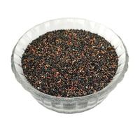 WENYOG Piedras Acuario Arena de Cristal de 500g, Fondo de Tanque de Peces, Arena Decorativa for paisajismo, Piedra for Acuario, Arena acuática, Decoraciones de Arena de Tortuga(1mm Black Red Sands)