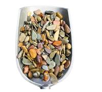 WENYOG Piedras Acuario Fondo de Tanque de Peces de 100/200/500g, Piedra de Arena, Paisaje for Acuario, Corriente nativa, Piedra de Arena Natural, Accesorios de decoración DIY for jardín(8-18mm,200g)