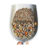 WENYOG Piedras Acuario Fondo de Tanque de Peces de 100/200/500g, Piedra de Arena, Paisaje for Acuario, Corriente nativa, Piedra de Arena Natural, Accesorios de decoración DIY for jardín(2-8mm,200g)