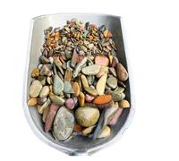 WENYOG Piedras Acuario Fondo de Tanque de Peces de 100/200/500g, Piedra de Arena, Paisaje for Acuario, Corriente nativa, Piedra de Arena Natural, Accesorios de decoración DIY for jardín(4-50mm,100g)