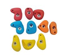 WENYOG Presas Escalada 10 Piezas de Accesorios presas Escalada en Roca for Adultos/Muro Bricolaje for Interiores y hogares/Patio Juegos al Aire Libre(6-(10PCS) Wood Screw)