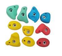 WENYOG Presas Escalada 10 Piezas de Accesorios presas Escalada en Roca for Adultos/Muro Bricolaje for Interiores y hogares/Patio Juegos al Aire Libre(7-(10PCS) Wood Screw)