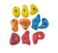 WENYOG Presas Escalada 10 Piezas de Accesorios presas Escalada en Roca for Adultos/Muro Bricolaje for Interiores y hogares/Patio Juegos al Aire Libre(8-(10PCS) Wood Screw)