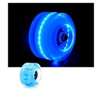 WENYOG Ruedas para Patines con Luces 1PC82A 54x32mm Ruedas Intermitentes Patines de Cuatro Ruedas Ruedas de Ajuste Ligero Pista de Patinaje Deslizante Accesorios for Interiores y Exteriores(Brown)