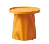 WENYOG Tavolo Laterale Mesa de Centro Creativa, Redonda, Moderna, Minimalista, for el hogar, pequeña Sala de Estar, balcón para Salón, Dormitorio, Sofá(E)