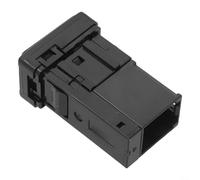 wenyouya Adaptador de puerto de audio USB AUX 86190-0E090, instalación de consola central, color negro