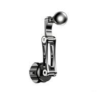 wenyouya Brazo de extensión ajustable de aluminio para teléfono de coche para soporte de ventilación con rótula de 17 mm, adaptador de soporte móvil para consola central de salpicadero, 7,5 x 7,5 x 3