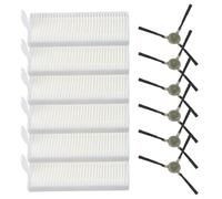 wenyouya Juego de piezas de repuesto para aspiradora Lefant M330 M330 Pro, incluye 6 filtros HEPA y 6 cepillos laterales, fácil instalación