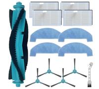 wenyouya Kit de accesorios para aspiradora robot cepillos laterales principales 4 paños de fregona filtros compatibles con Ultenic D10 para Monsga MS1 Max para Q8 para Lubluelu L15
