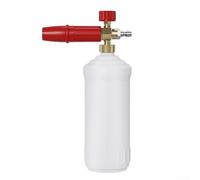 wenyouya Olla de espuma ajustable de 1 litro, boquilla de 360°, 5 puntas de pulverización para lavado de coche, conexión rápida de 1/4 pulgadas, para lavadoras a presión, incluye 5 boquillas (hervidor