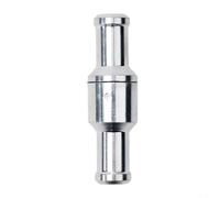 wenyouya Válvula de retención de aluminio sin retorno de 6 a 12 mm en línea unidireccional para combustible, agua, gas, aire, vacío, carburador, baja presión, gasolina, diésel, aceite, marino