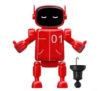 wenyouya Ventilación de aire compatible con robot de dibujos animados para soporte de teléfono de coche con principios de estabilidad avanzados y características de fácil ajuste (rojo)