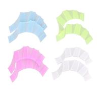 Wenyue 4 par Guantes acuáticos Aletas de natación palmeadas Guantes de Natación de Silicona Natación de Silicona Guantes Acuáticos Aletas de natación con Palma para Dedo Paleta para Nadar Buceo