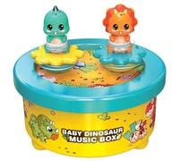 WEofferwhatYOUwant Caja de Música Dinosaurio - Melodía You Are My Sunshine - Figuras Giratorias Removibles - Mecanismo Sin Pilas - Decoración Habitación Bebé Niño Niña - Regalo Baby Shower Dinosaurios