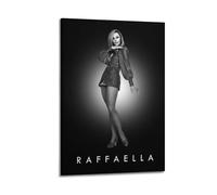 WEOFURBL Póster decorativo de Raffaella Carra para pared e impresión artística moderna para dormitorio familiar, 60 x 90 cm
