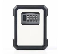 WEOKDFHA Caja De Seguridad para Llaves Caja de Bloqueo Llave Montaje en Pared con contraseña 4 dígitos, Organizador código Seguridad plástico y Metal, Almacenamiento Inicio, Caja Secreta(Style 14)