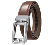 WEOKDFHA Cinturón De Hombre Cinturón automático for hombre, cinturón ajustable con trinquete, de vestir for, for pantalones(120cm,Style 8)